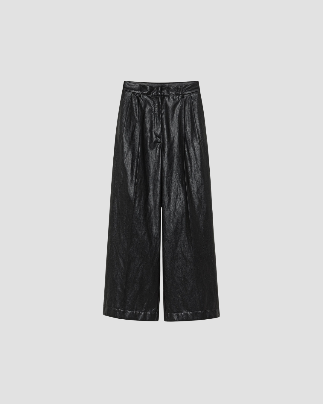 pantalon en simili uir, pomandere, coloris noir, reference 262-7229/ 29017