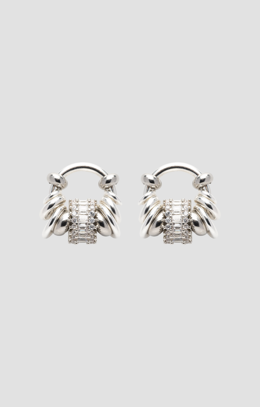 Boucles d'oreilles Chrome Sigal