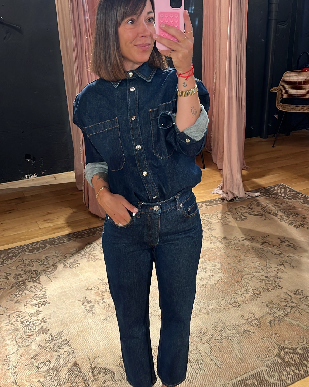 Jean Kate Anine Bing, coloris brut, denim – vue 3