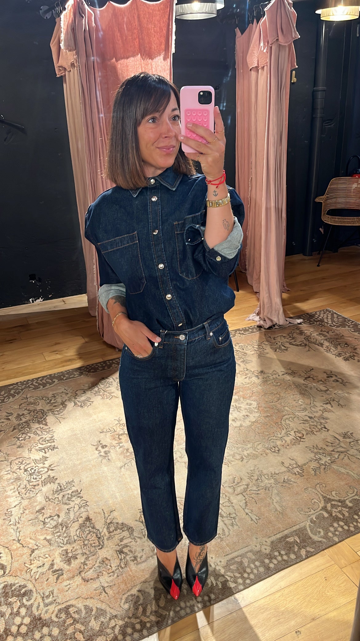 Jean Kate Anine Bing, coloris brut, denim – vue 3