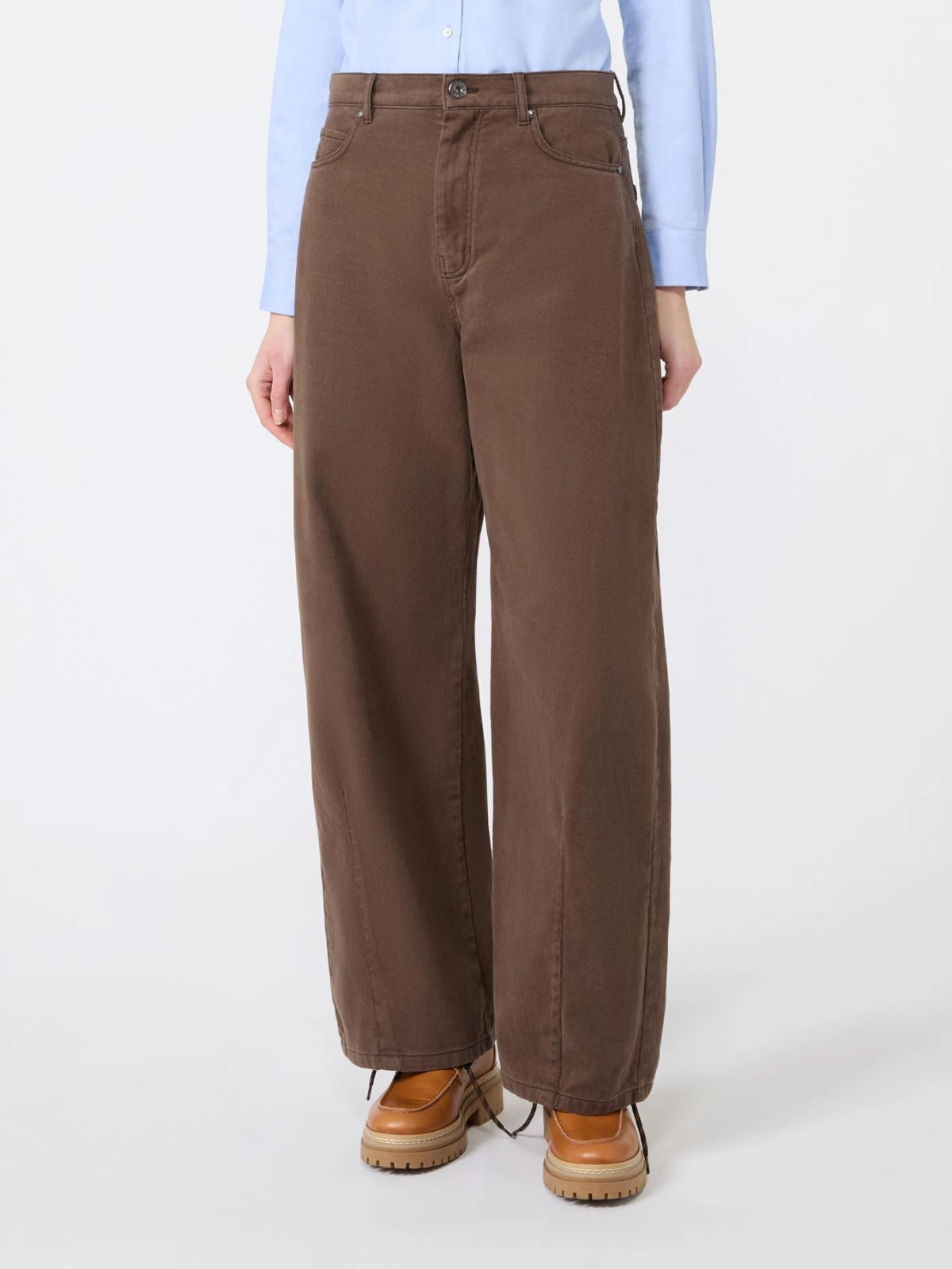 Jean Ordine WeekEnd MaxMara, coloris marron, coton – vue 2