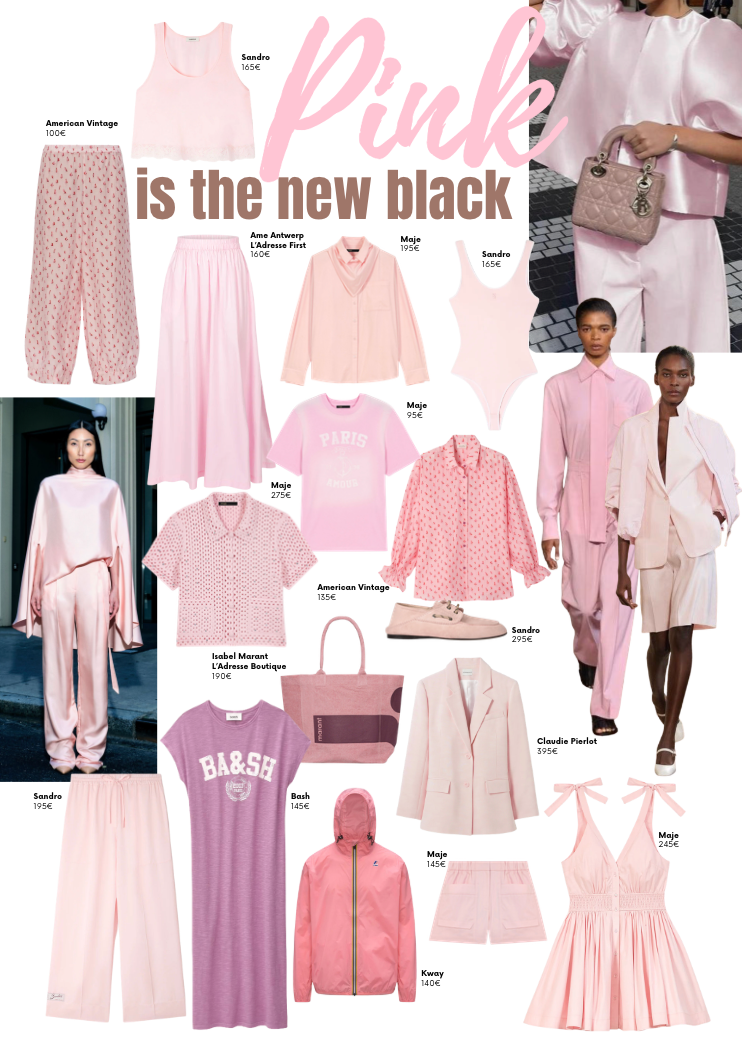 Pink is the New Black : la tendance rose qui illumine votre dressing
