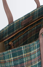 cabas zippé imprimé tartan, grand modèle, marque Vanessa Bruno