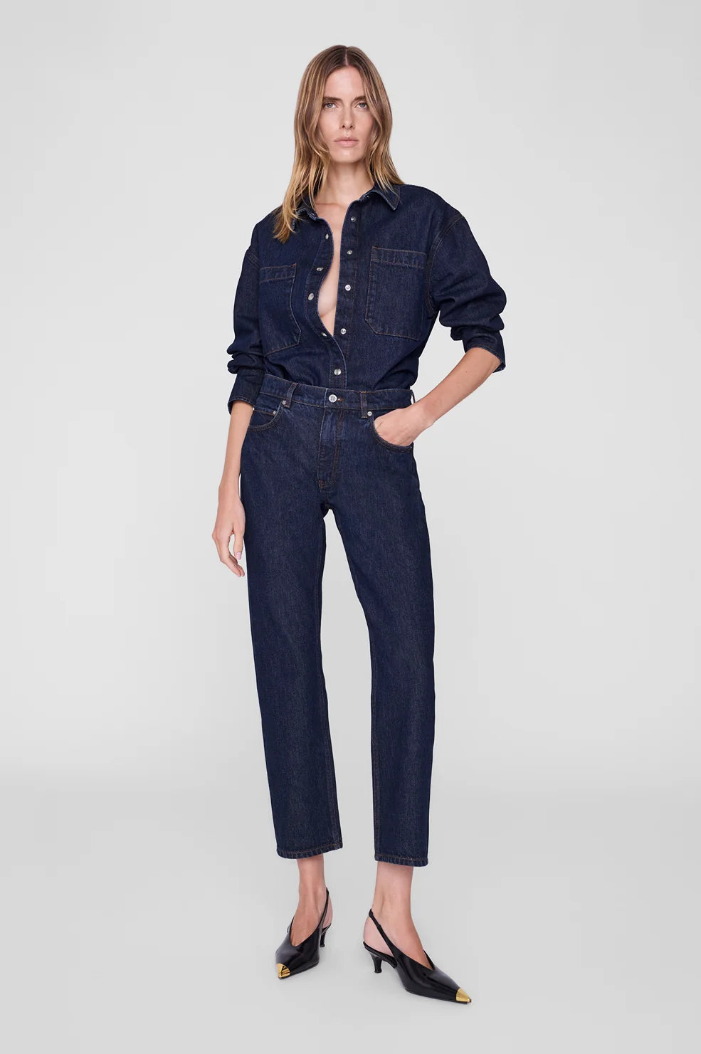 Jean Kate Anine Bing, coloris brut, denim – vue 2