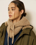 cagoule femme en laine, modele mevan marque hardford 