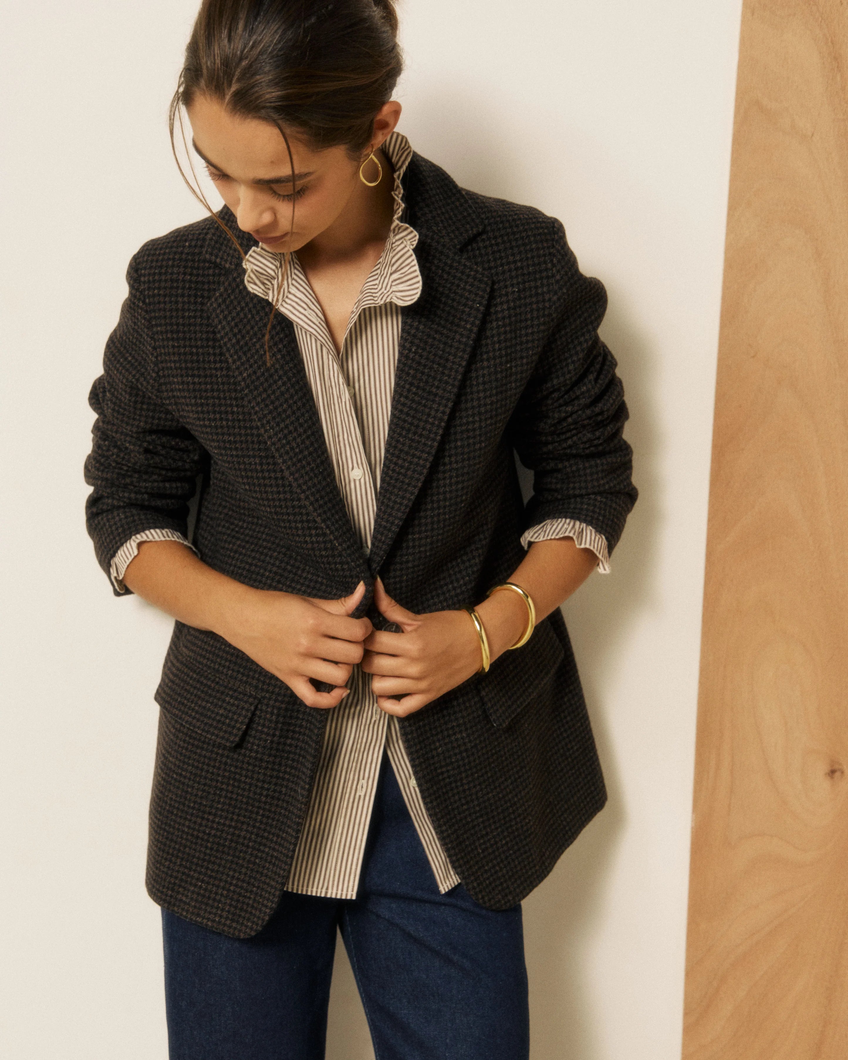 veste en tweed , modele victoria, marque hardford 