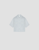 chemise ultra confortable et légère masscob
coupe crop pour un look plus moderne 
sur un pantalon taille haute ou une jupe midi 
masscob 