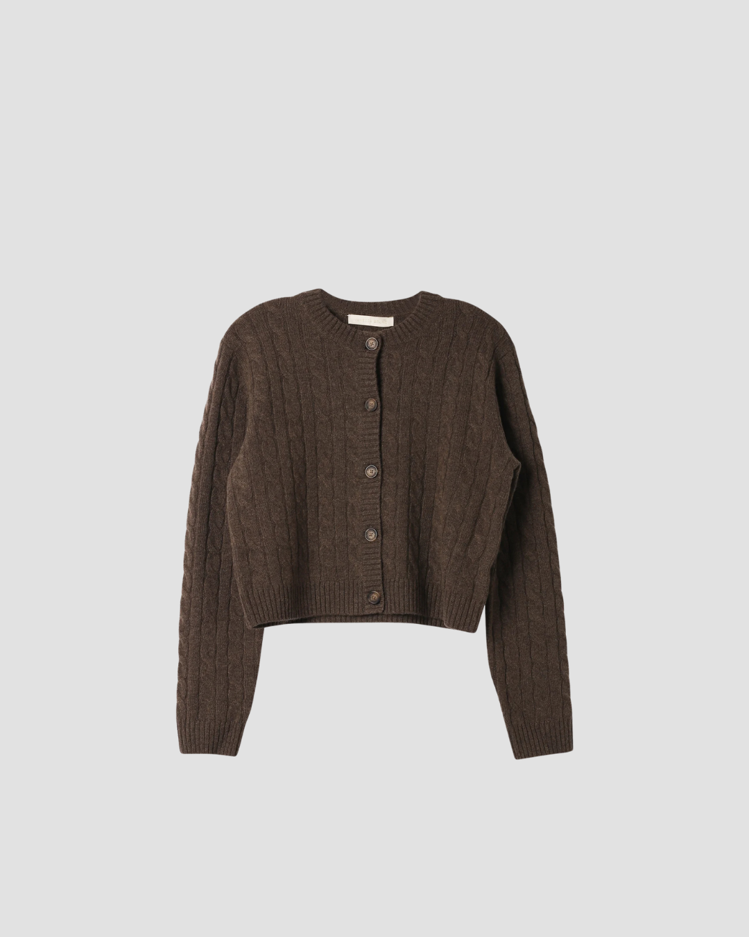gilet femme en laine et cachemire, marque vanessa bruno, modèle hobson, coloris café 