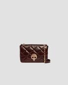 sac moon L , marque anessa bruno, en cuir chocolat 