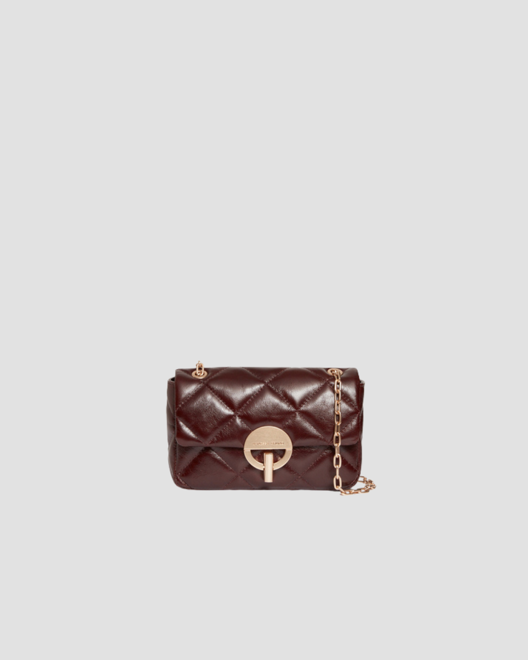 sac bandoulière en cuir craquelé, modèle moyen, marque Vanessa Bruno, modèle Moon M, coloris noir