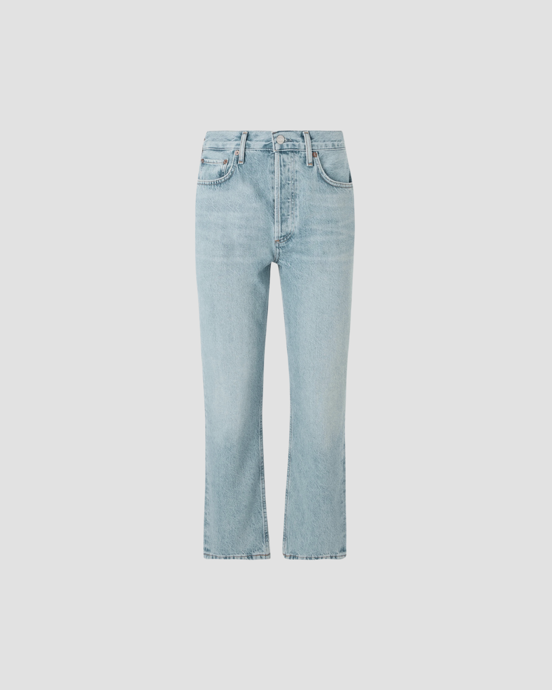 jean slim femme, modèle Riley , marque Agolde, coloris stream