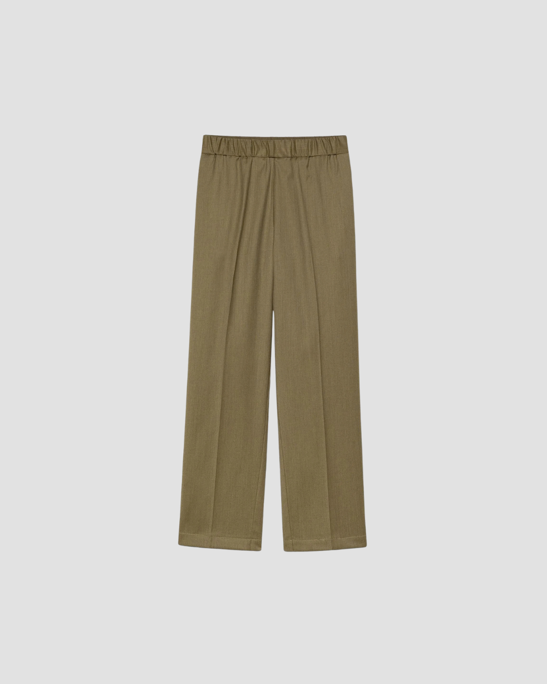 pantalon taille élastique, marque pomandere , coloris avocat , référence 262-7152/24334