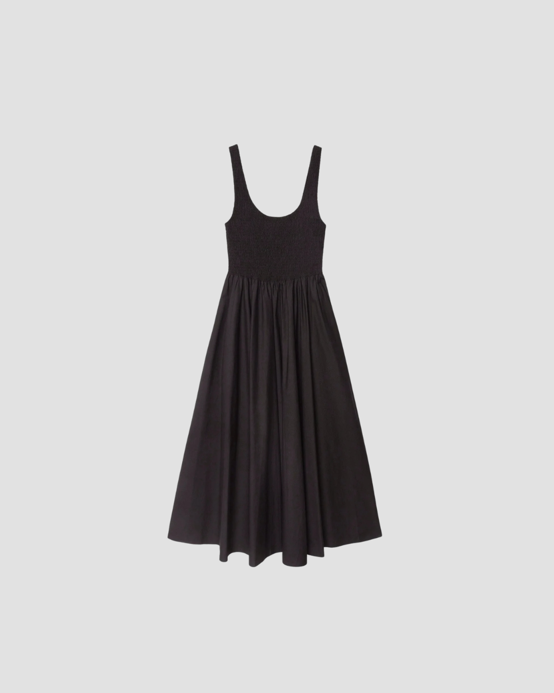 Robe noire Xirena au style effortless, avec une coupe fluide et un tombé naturel
Robe Xirena noire élégante et décontractée, parfaite pour un look minimaliste chic