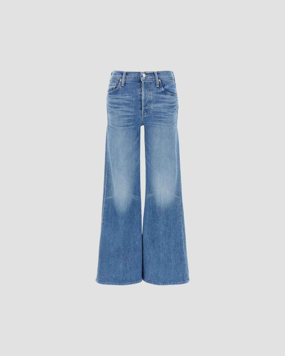 Jean flare Mother au look vintage, taille haute flatteuse et coupe évasée élégante
Jean Mother flare inspiré des années 70 avec silhouette élancée et denim premium

