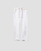 jean blanc isabel marant 
jean brodé 
jean tendance bohème 
jean isabel marant 
défilé isabel marant