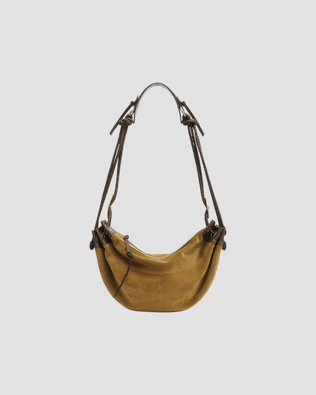 sac défilé isabel marant 
sac tendance 
sac en cuir marron tendance 
sac moderne 
sac isabel marant 