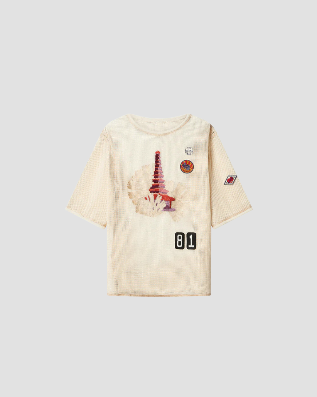 tee shirt patch 
tee shirt patch isabel marant 
tee shirt ajouré 
tee shirt tendance mesh 