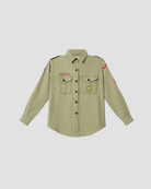 chemise umberta isabel marant 
chemise tendance kaki 
chemise tendnace été isabel marant 
chemise défilé isabel marant 