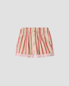short en coton court sabel marant 
short tendance isabel marant 
short rayures colorées 
tendance de la saison avec les rayures colorées 