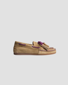 mocassin été tendance 
mocassin en daim tendance 
mocassins en daim clair posa 
mocassins à pompoms posa 