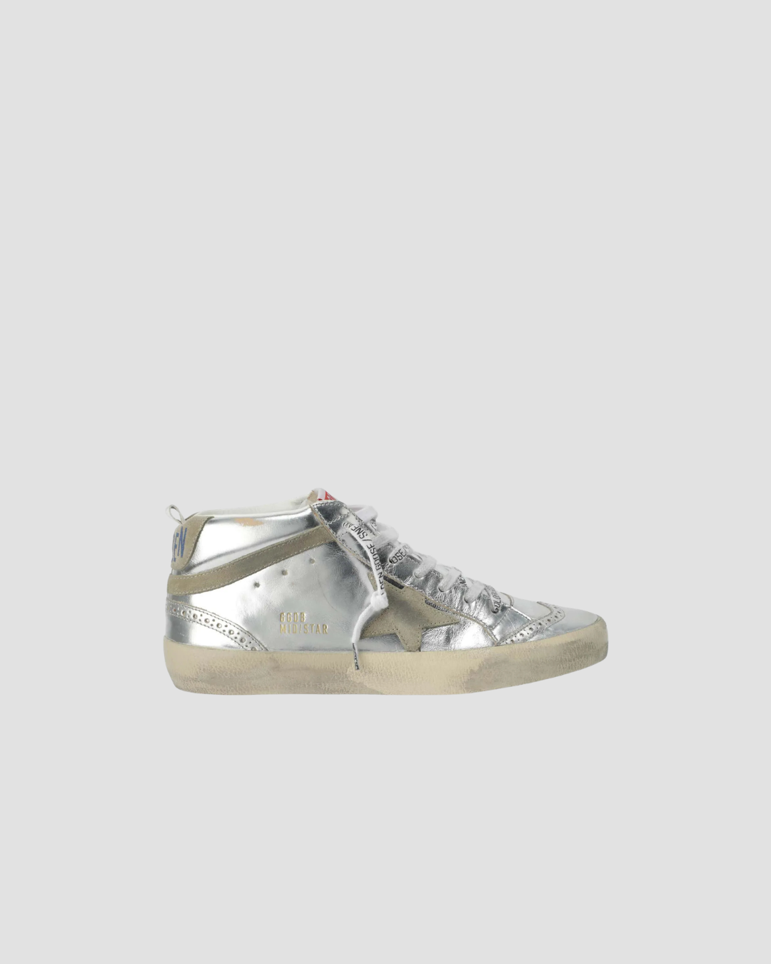 Baskets Midstar 70216 Golden Goose, coloris argent