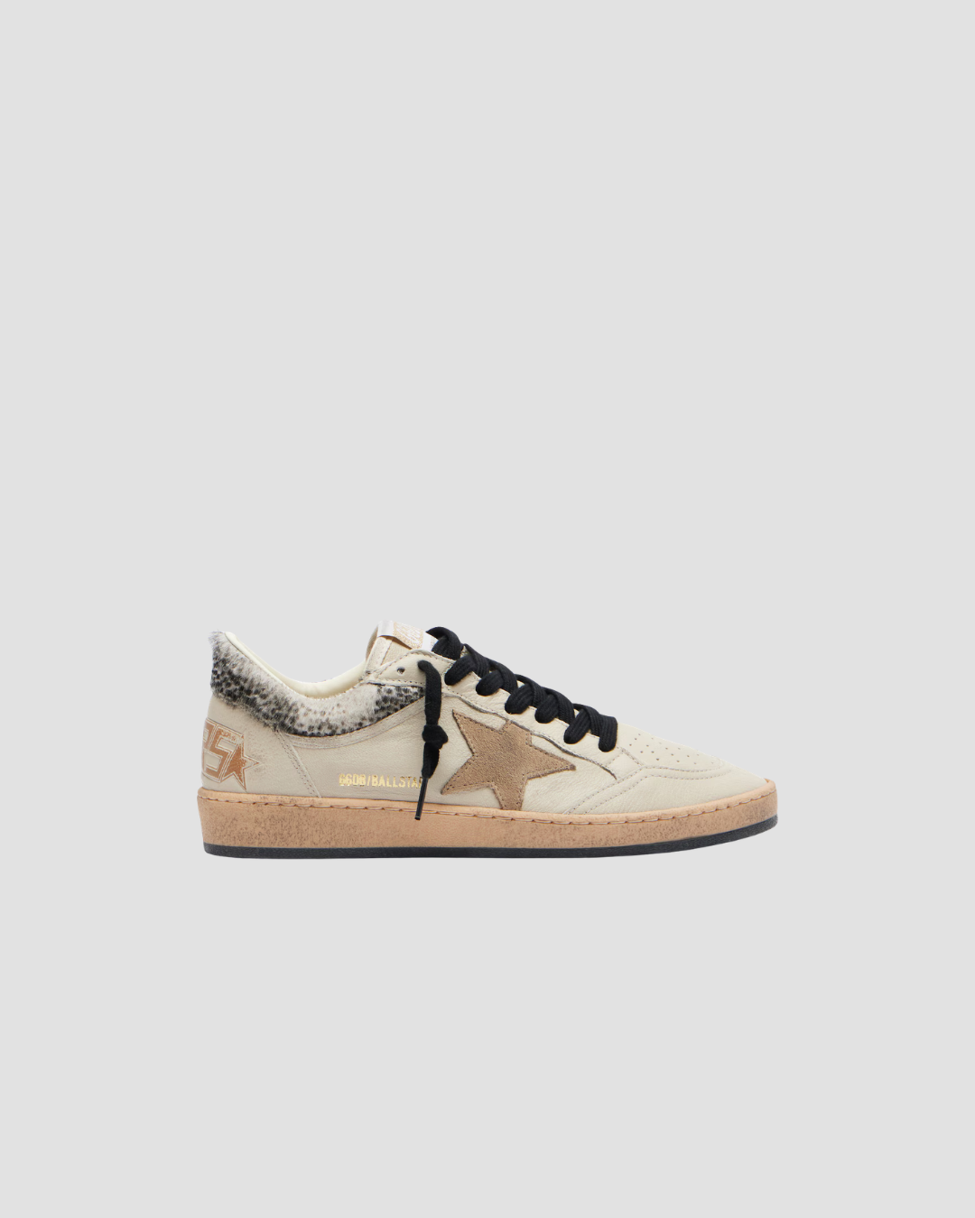 Baskets Ball Star 12521 Golden Goose, coloris gris, cuir