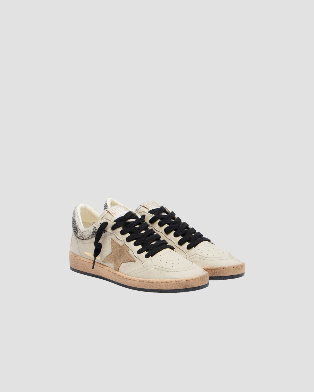 Baskets Ball Star 12521 Golden Goose, coloris gris, cuir – vue 2