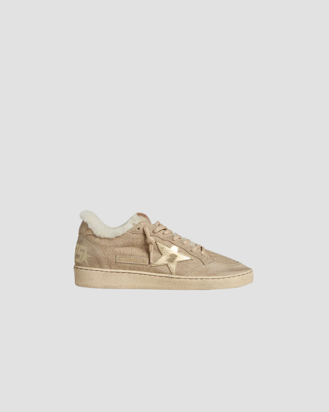 Baskets Ball Star fourrées 15100 Golden Goose, coloris beige