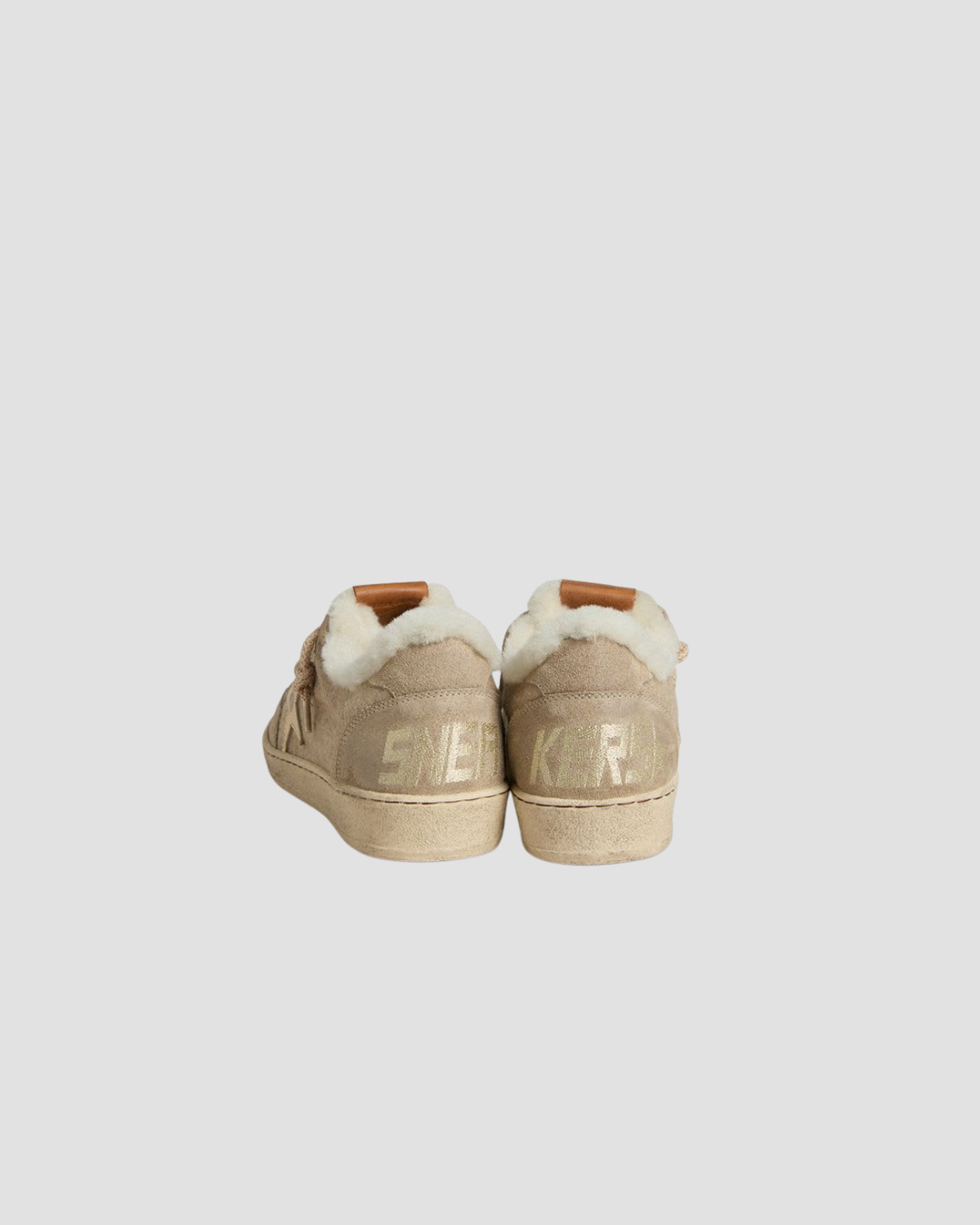 Baskets Ball Star fourrées 15100 Golden Goose, coloris beige – vue 3