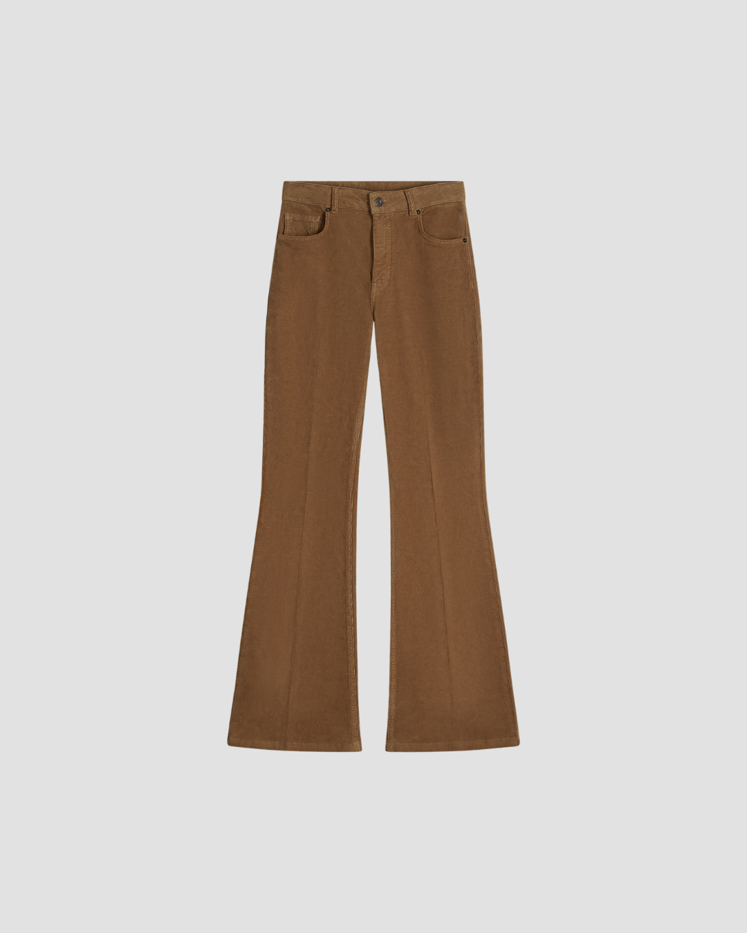 Pantalon Ethan Vanessa Bruno, coloris marron, velours