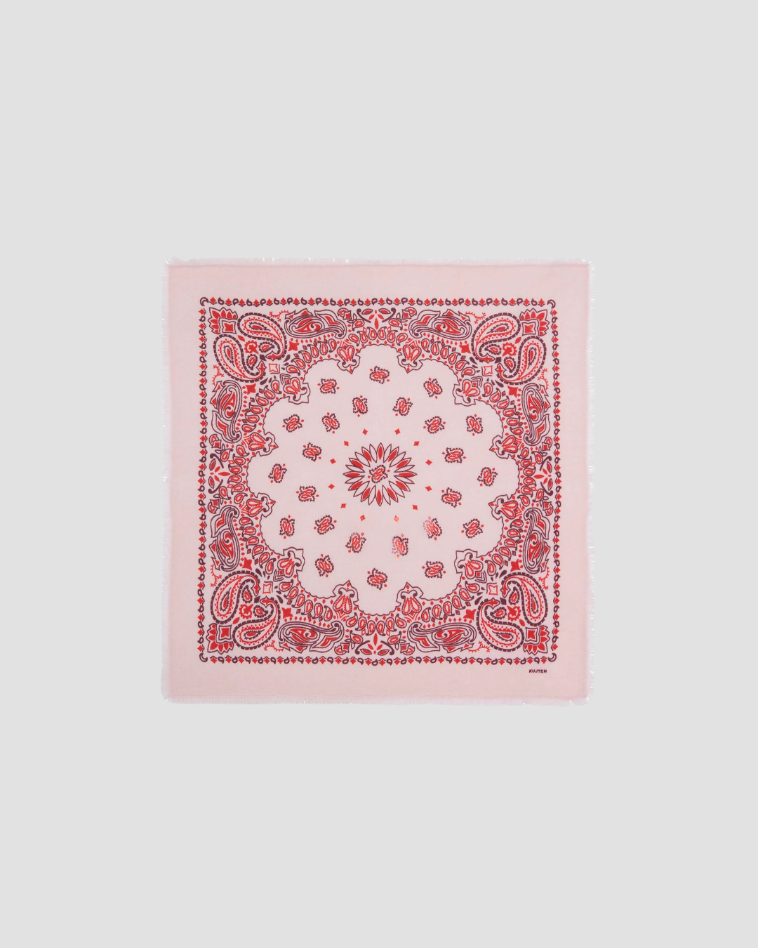 Bandana Hachiko bicolore Kujten, coloris noir, cachemire
