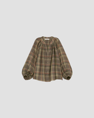 blouse femme en coton, marque vanessa bruno , modèle edmé , coloris kaki 