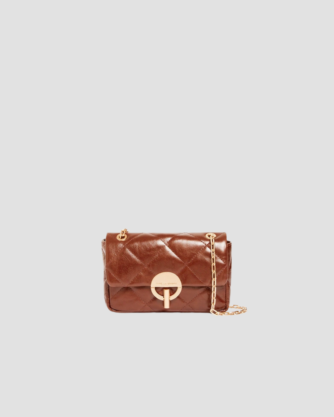 sac bandoulière en cuir craquelé, modèle moyen, marque Vanessa Bruno, modèle Moon M