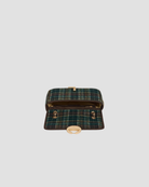 sac bandoulière en tissu tartan et cuir, marque Vanessa Bruno, modèle Moon