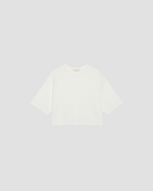 tee-shirt ample en coton, logo brodé, marque Vanessa Bruno, modèle Camomille, coloris ecru