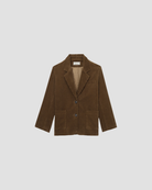 veste en velours côtelé, marque Vanessa Bruno, modèle Heo, coloris taupe