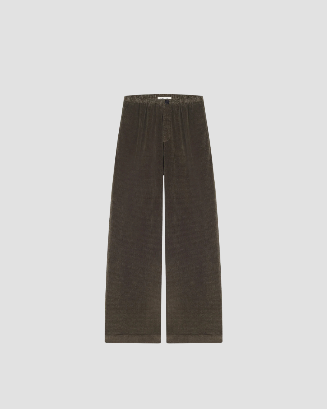 pantalon en velours femme, marque masscob, modele kate , coloris kaki 