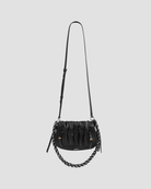 sac modèle bolton xs , marque isabel marant , en cuir noir 