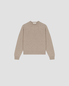 pull en laine et cachemire femme, marque masscob, model flore, coloris yuca 