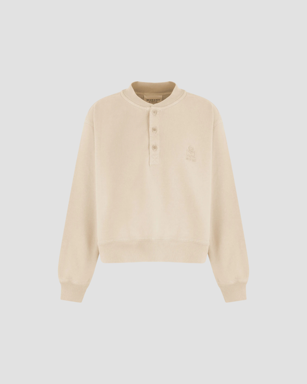 nouveau sweat moderne isabel marant 
sweat tendance isabel marant 
coloris ideal pour la saison 