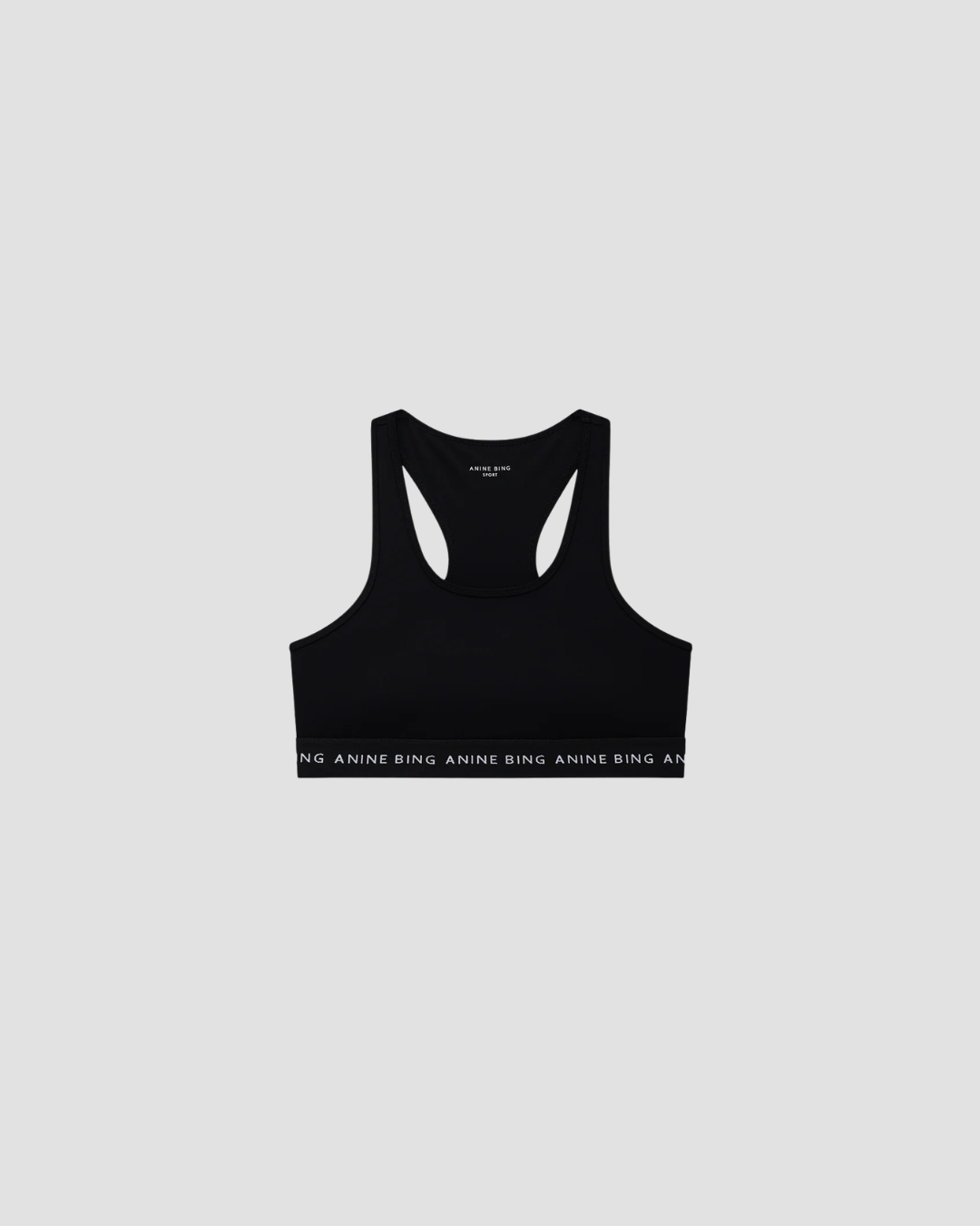 brassière de sport femme, marque anine bing , modele nono, coloris noir 