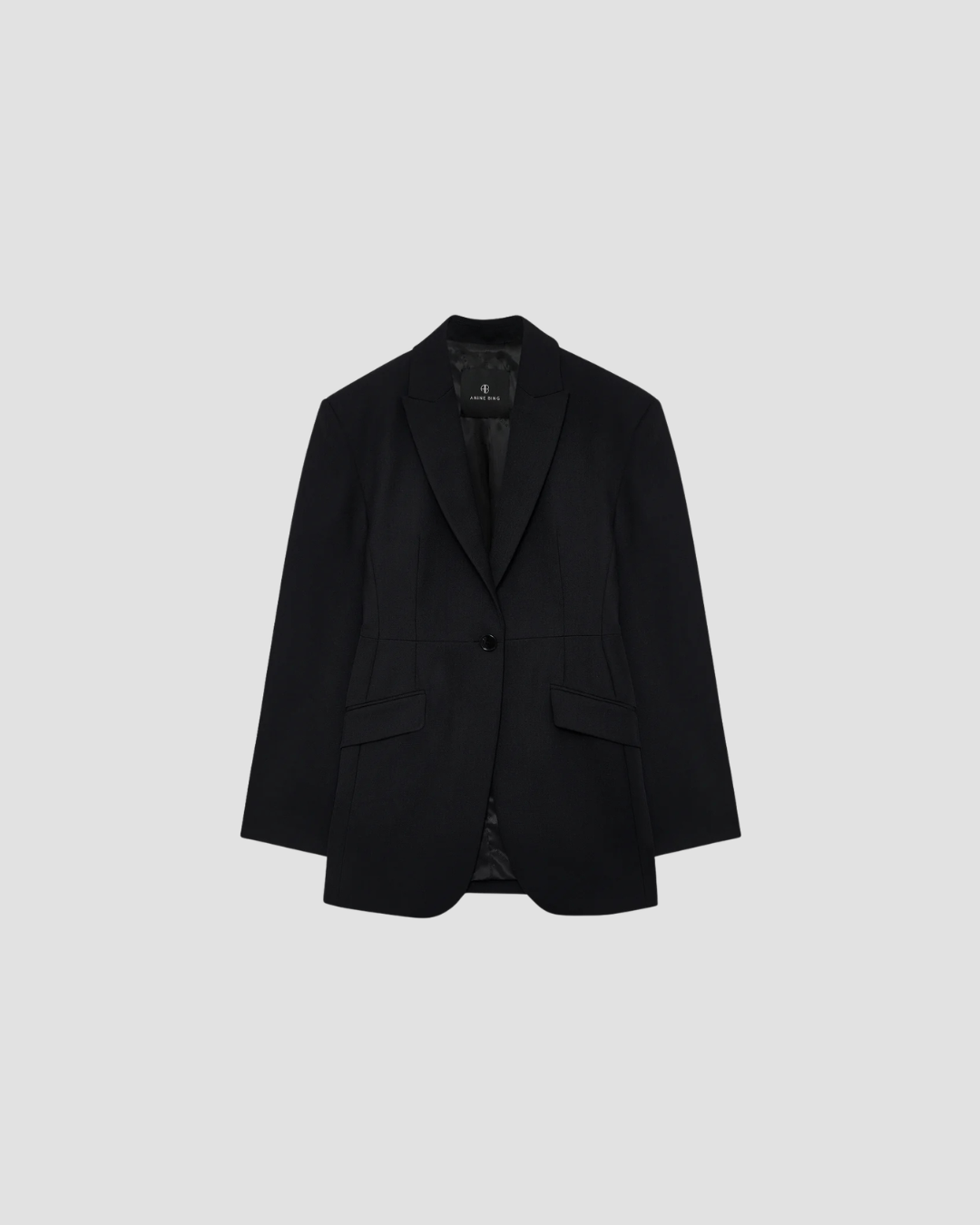 veste cintrée femme, marque anine bing, modele elga, coloris noir 