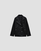 veste ne cuir , anine bing, coloris noir, modele sandy